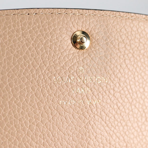 LOUIS VUITTON Empreinte Portefeiulle Sarah Wallet Noir M82257 Auth 135230M