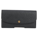 LOUIS VUITTON Empreinte Portefeiulle Sarah Wallet Noir M82257 Auth 135230M-13