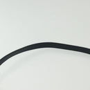 Salvatore Ferragamo Gancini Hand Bag Leather Navy Gold Auth 135232-9