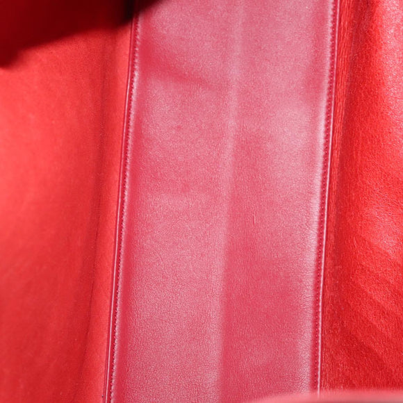 BOTTEGA VENETA INTRECCIATO Tote Bag Leather Red Auth 135234