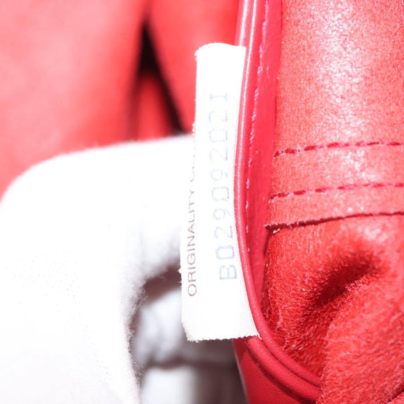 BOTTEGA VENETA INTRECCIATO Tragetasche Leder Rot Original 135234