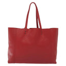 BOTTEGA VENETA INTRECCIATO Tote Bag Leather Red Auth 135234-3