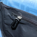 FENDI Zucca Canvas Shoulder Bag PVC Blue Silver Auth 135235M-22