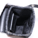 Christian Dior Trotter Canvas Shoulder Bag Black Silver Auth 135238-19