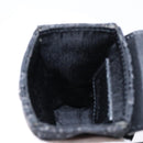 Christian Dior Trotter Canvas Shoulder Bag Black Silver Auth 135238-20