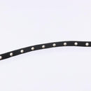 Christian Dior Trotter Canvas Shoulder Bag Black Silver Auth 135238-8