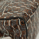 Salvatore Ferragamo Tote Bag Coated Canvas Black Gold Auth 135241-10