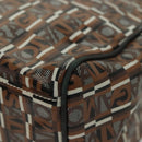 Salvatore Ferragamo Tote Bag Coated Canvas Black Gold Auth 135241-13