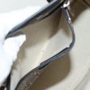 Salvatore Ferragamo Tote Bag Coated Canvas Black Gold Auth 135241-18