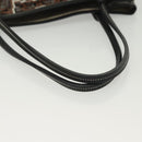 Salvatore Ferragamo Tote Bag Coated Canvas Black Gold Auth 135241-7