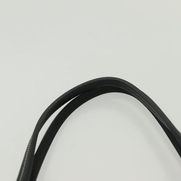 Salvatore Ferragamo Tote Bag Coated Canvas Black Gold Auth 135241