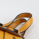 LOEWE Compact Hammock Hand Bag Leather Yellow Auth 135252M-8