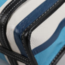 BALENCIAGA Hand Bag Leather 2way Blue Gray Auth 135253M-17