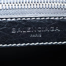 BALENCIAGA Hand Bag Leather 2way Blue Gray Auth 135253M-22