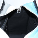 BALENCIAGA Hand Bag Leather 2way Blue Gray Auth 135253M-23