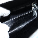 BALENCIAGA Hand Bag Leather 2way Blue Gray Auth 135253M-11