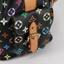 LOUIS VUITTON Monogram Multicolor Petit Noe Bag Black M42230 Auth 135262V-18