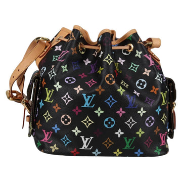 LOUIS VUITTON Monogram Multicolor Petit Noe Bag Black M42230 Auth 135262V - 0