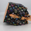LOUIS VUITTON Monogram Multicolor Petit Noe Bag Black M42230 Auth 135262V-4