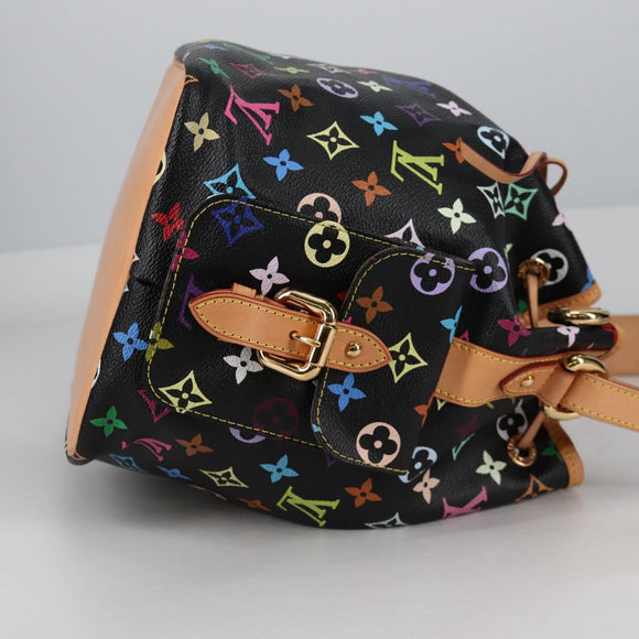 LOUIS VUITTON Monogram Multicolor Petit Noe Bag Black M42230 Auth 135262V