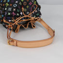 LOUIS VUITTON Monogram Multicolor Petit Noe Bag Black M42230 Auth 135262V-8