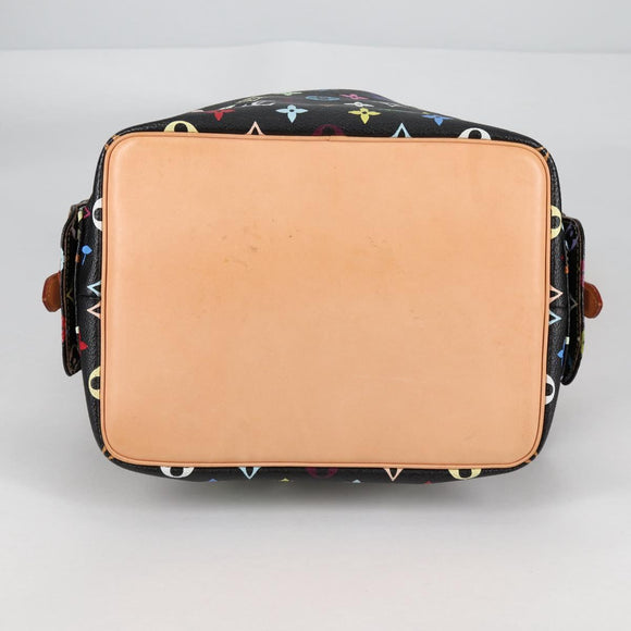 LOUIS VUITTON Monogram Multicolor Petit Noe Bag Black M42230 Auth 135262V