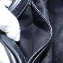 TORY BURCH Chain Shoulder Bag Leather Black Gold Auth 135263-12