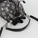LOUIS VUITTON Monogram Jaguar Nanonoe Shoulder Bag Noir M46449 LV Auth 135266M-6