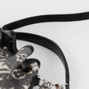 LOUIS VUITTON Monogram Jaguar Nanonoe Shoulder Bag Noir M46449 LV Auth 135266M-14