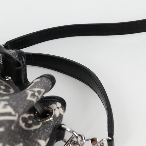 LOUIS VUITTON Monogram Jaguar Nanonoe Shoulder Bag Noir M46449 LV Auth 135266M