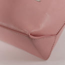 CHANEL Hand Bag Leather Pink CC Auth 135267V-15