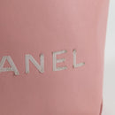 CHANEL Hand Bag Leather Pink CC Auth 135267V-19