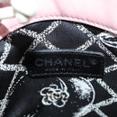 CHANEL Hand Bag Leather Pink CC Auth 135267V-20