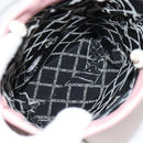 CHANEL Hand Bag Leather Pink CC Auth 135267V-10