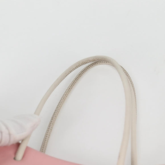 CHANEL Hand Bag Leather Pink CC Auth 135267V
