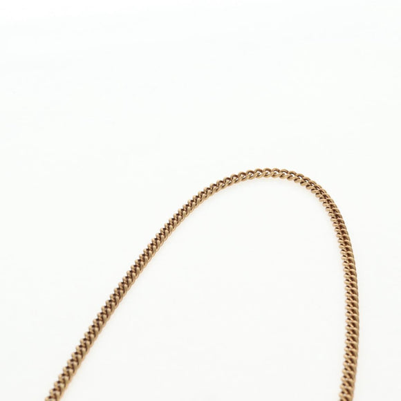 GUCCI Chain Shoulder Bag Leather Red Gold 575163 Auth 135268M