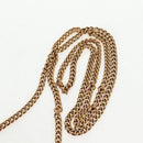 GUCCI Chain Shoulder Bag Leather Red Gold 575163 Auth 135268M-9