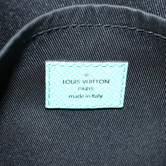 LOUIS VUITTON Taiga Lama Monogram Outdoor Messenger PM Bag M30241 LV Auth 135269