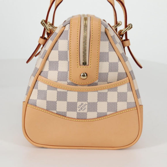 LOUIS VUITTON Damier Azur Berkeley Hand Bag N52001 LV Auth 135278M