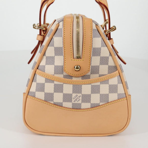 LOUIS VUITTON Damier Azur Berkeley Hand Bag N52001 LV Auth 135278M