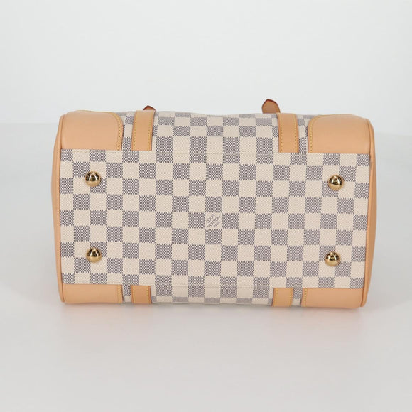 LOUIS VUITTON Damier Azur Berkeley Hand Bag N52001 LV Auth 135278M