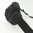 Moncler Waist bag Nylon Black Auth 135282-3