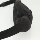 Moncler Waist bag Nylon Black Auth 135282-4