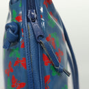 BOTTEGA VENETA Shoulder Bag Enamel Blue Auth 135284-10