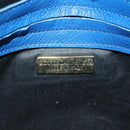 BOTTEGA VENETA Shoulder Bag Enamel Blue Auth 135284-11