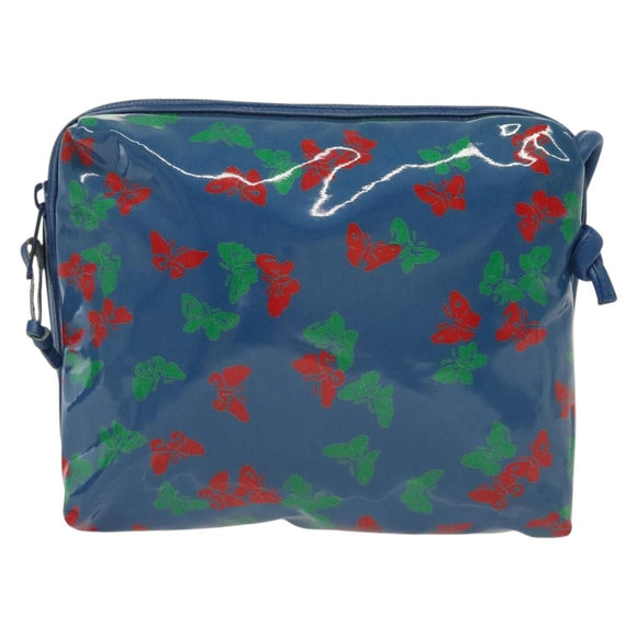 BOTTEGA VENETA Shoulder Bag Enamel Blue Auth 135284