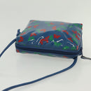 BOTTEGA VENETA Shoulder Bag Enamel Blue Auth 135284-6