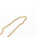 Salvatore Ferragamo Chain Shoulder Bag Leather Gold Light Blue Auth 135286-8