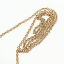 Salvatore Ferragamo Chain Shoulder Bag Leather Gold Light Blue Auth 135286-9