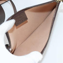 GUCCI GG Supreme Web Sherry Line Tote Bag PVC Beige Gold Red Auth 135289M-27